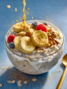 Banana Overnight Oats with Greek Yogurt (High-Protein) First Image