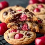 Irresistible Maraschino Cherry Chocolate Chip Cookies Recipe First Image