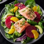 Simple Salmon Citrus Salad First Image