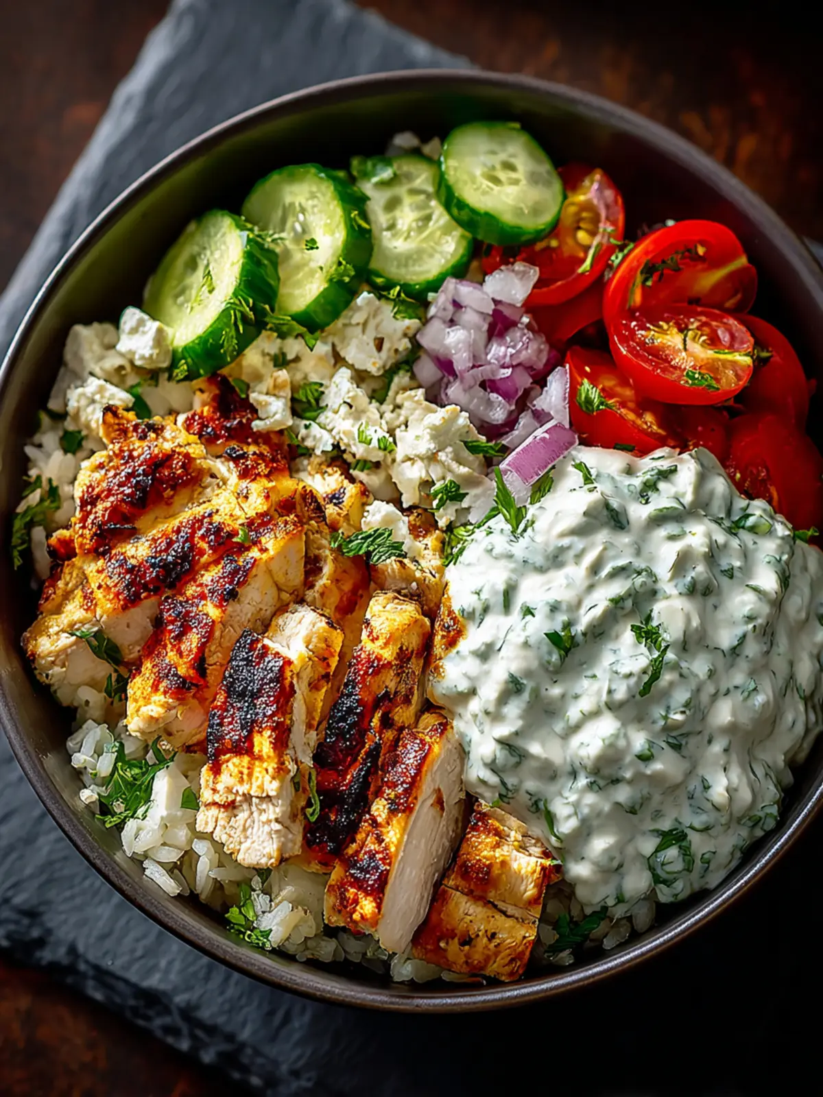 Irresistible Chicken Tzatziki Bowls for a Flavorful Feast First Image