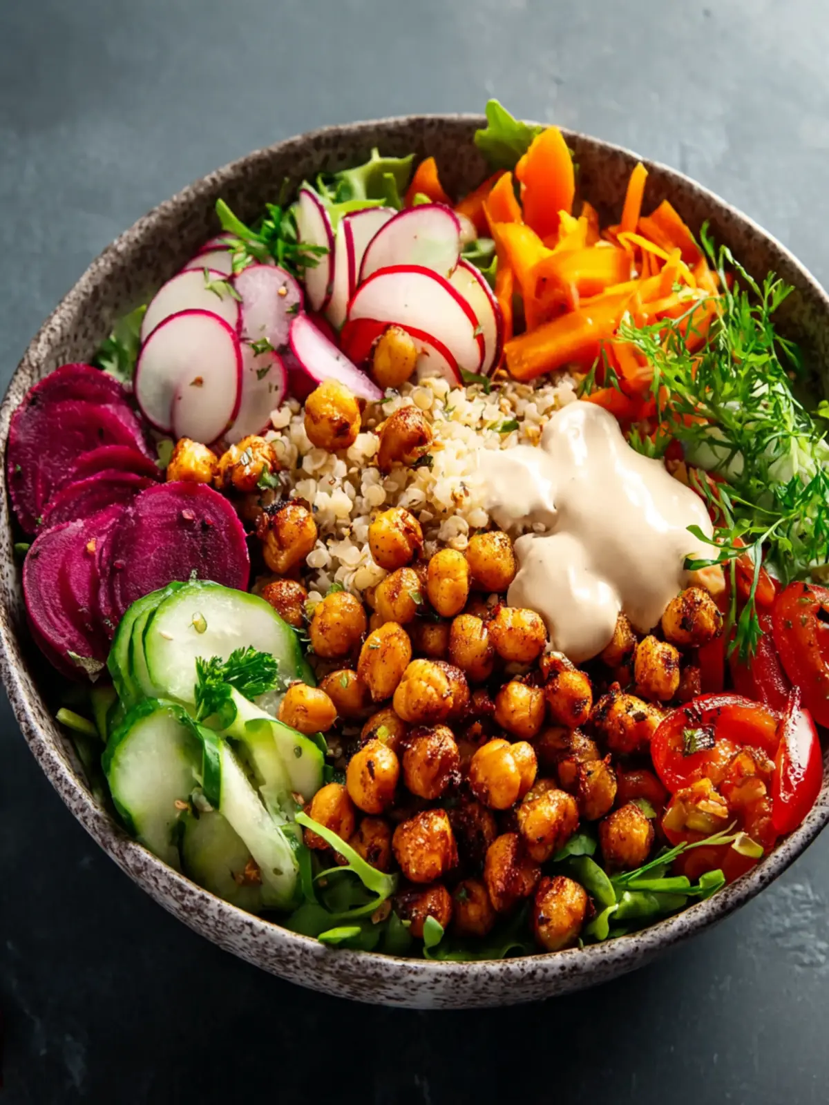 Chickpea Buddha Bowl Recipe First Image