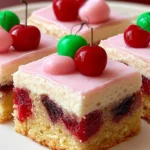 Irresistible Cherry Cake Squares: A Sweet Delight Recipe First Image