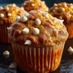 Moist Pumpkin White Chocolate Chip Muffins First Image