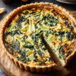 Irresistible Gluten-Free Quiche with Spinach & Leeks First Image