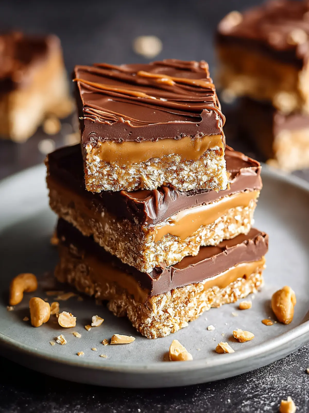 Irresistible Peanut Butter Bars Recipe - Quick & Easy Treats First Image