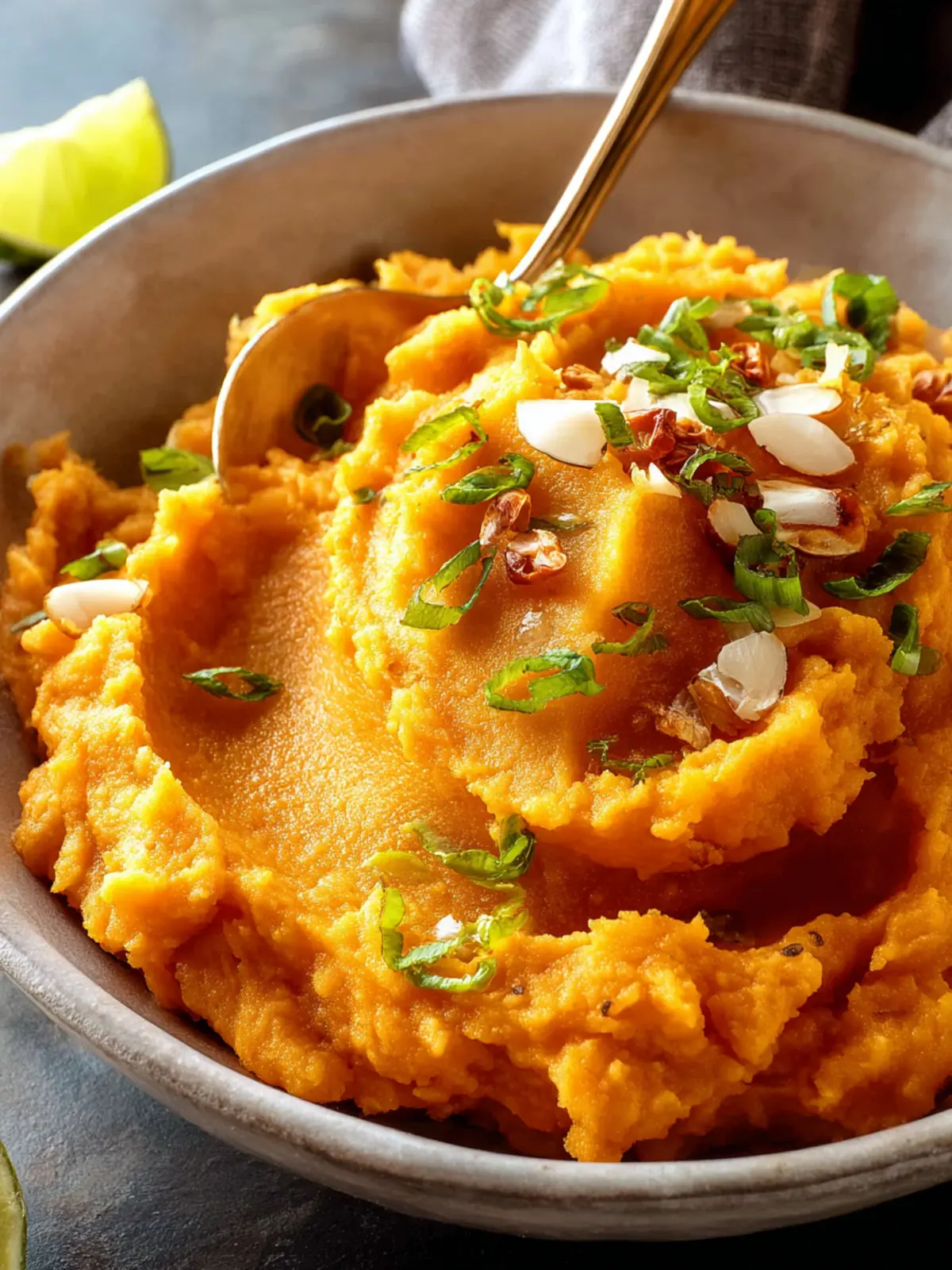 Irresistible Coconut Curry Mashed Sweet Potatoes Recipe First Image