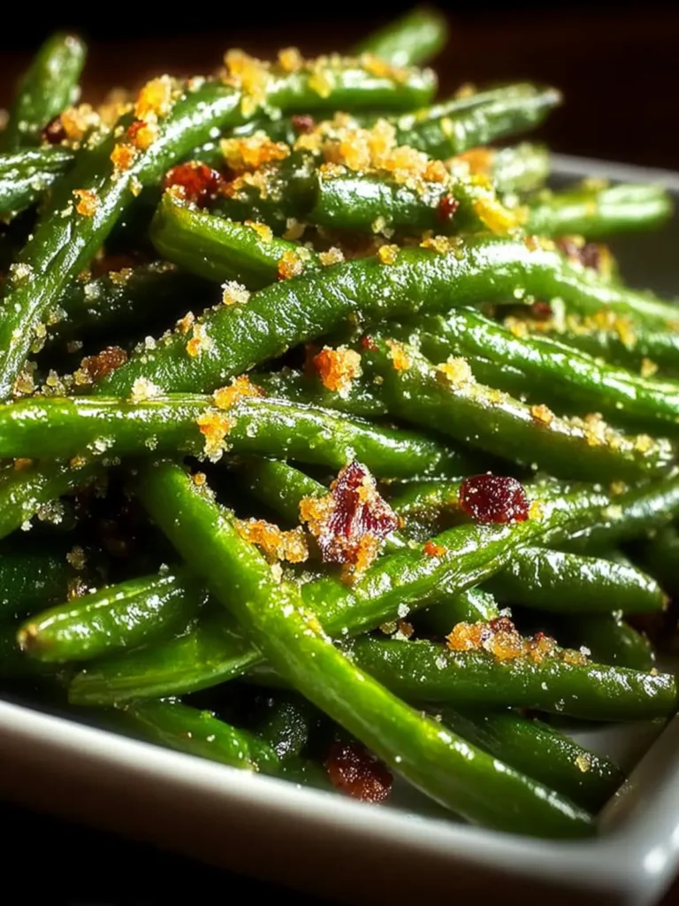 Irresistible Parmesan Roasted Green Beans Recipe First Image