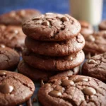 Chocolate Malted Milk Cookies First Image