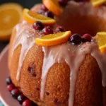 Cranberry Orange Bundt Cake First Image
