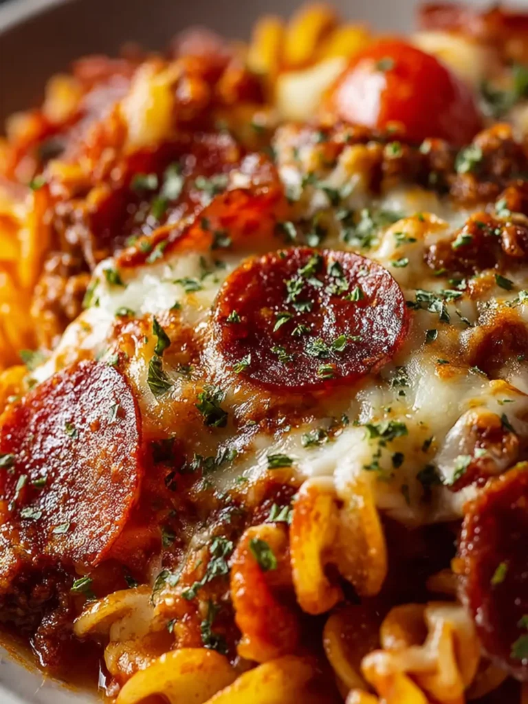 Crockpot Pizza Casserole First Image