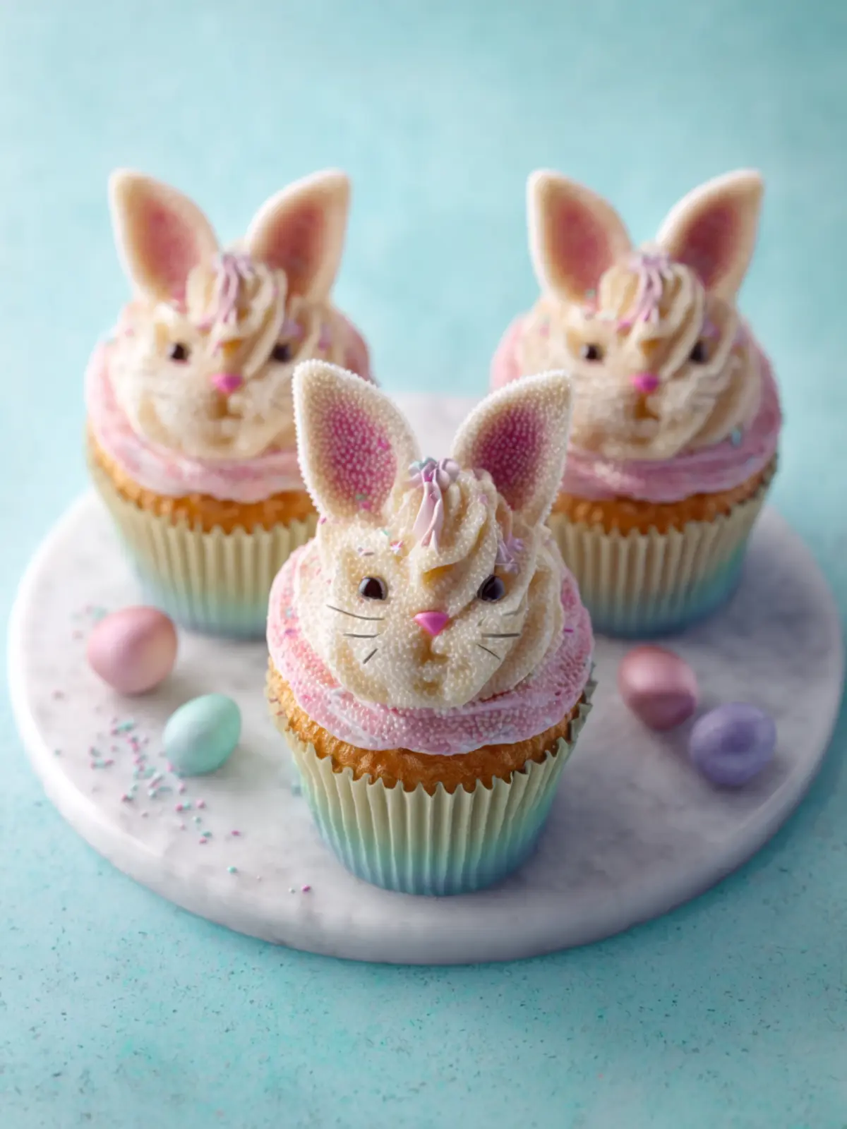 Easter Bunny Cupcakes First Image