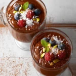 Healthy Chocolate Pudding (High-Protein, High-Fiber) First Image