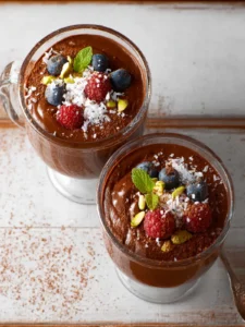 Healthy Chocolate Pudding (High-Protein, High-Fiber) First Image