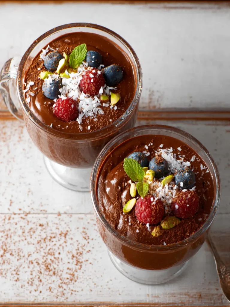 Healthy Chocolate Pudding (High-Protein, High-Fiber) First Image