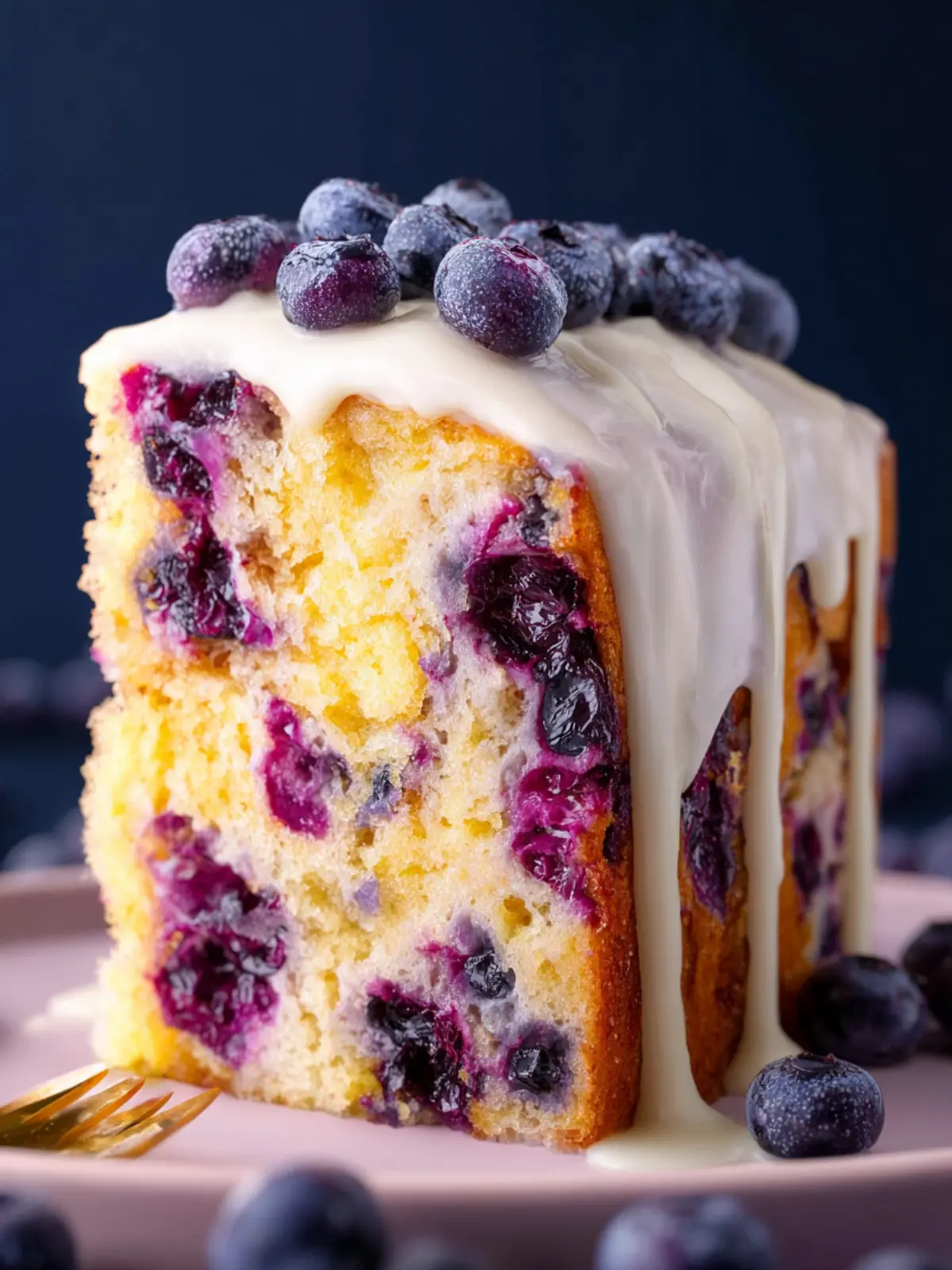 Lemon Blueberry Cake First Image