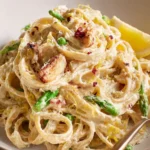 Lemon Cashew Cream Pasta (Vegan) First Image