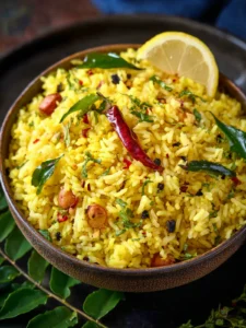 Lemon Rice Recipe (Chitranna) First Image