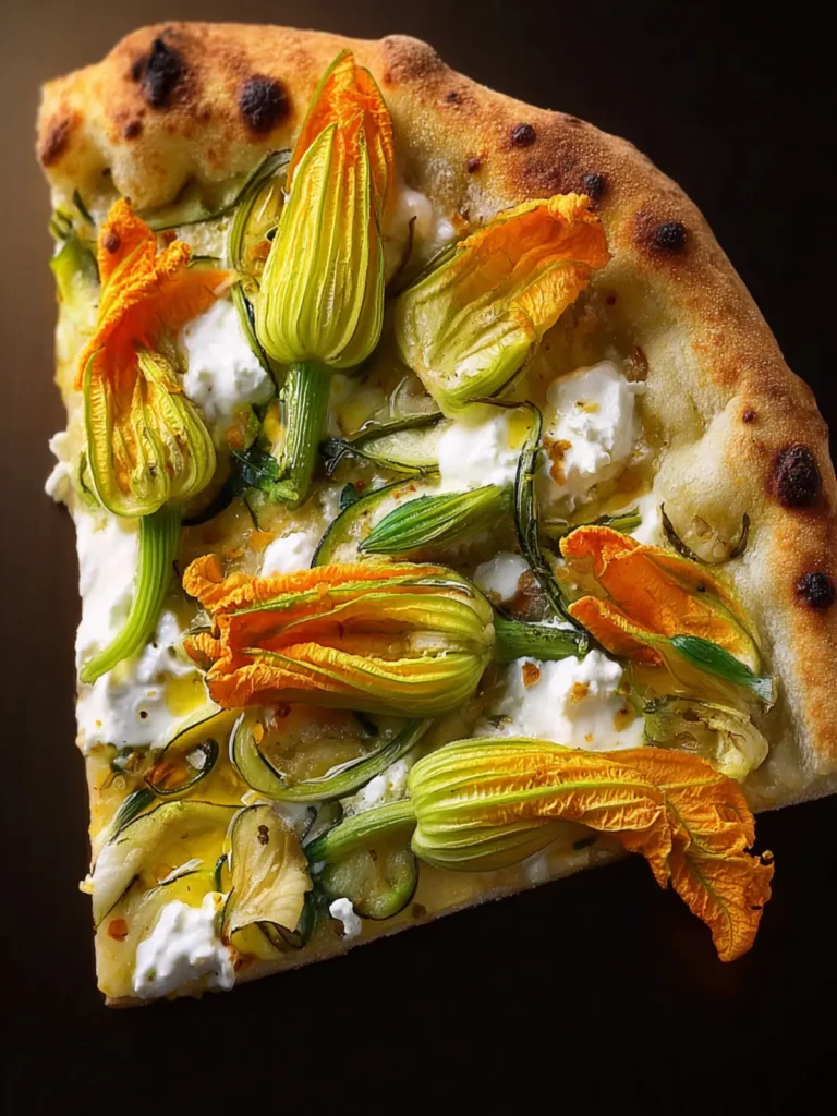 Squash Blossom & Ricotta Pizza First Image