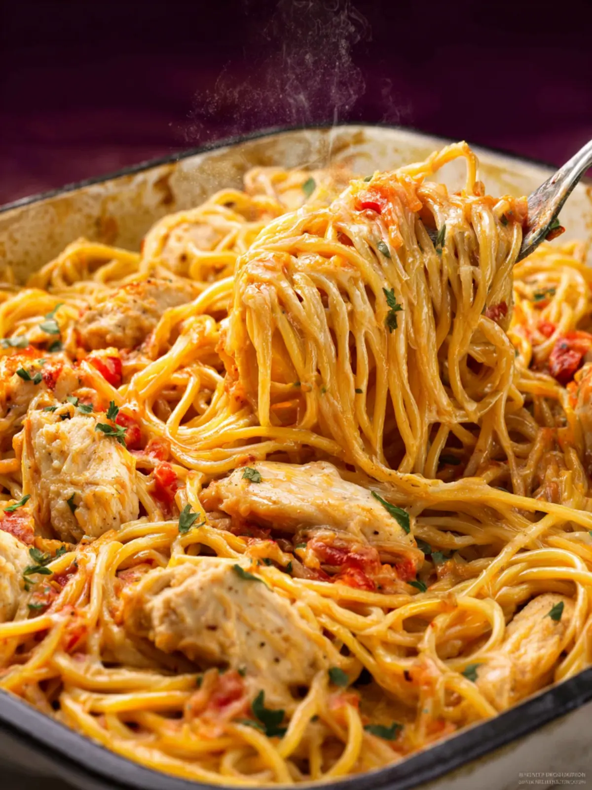 Baked Chicken Spaghetti First Image