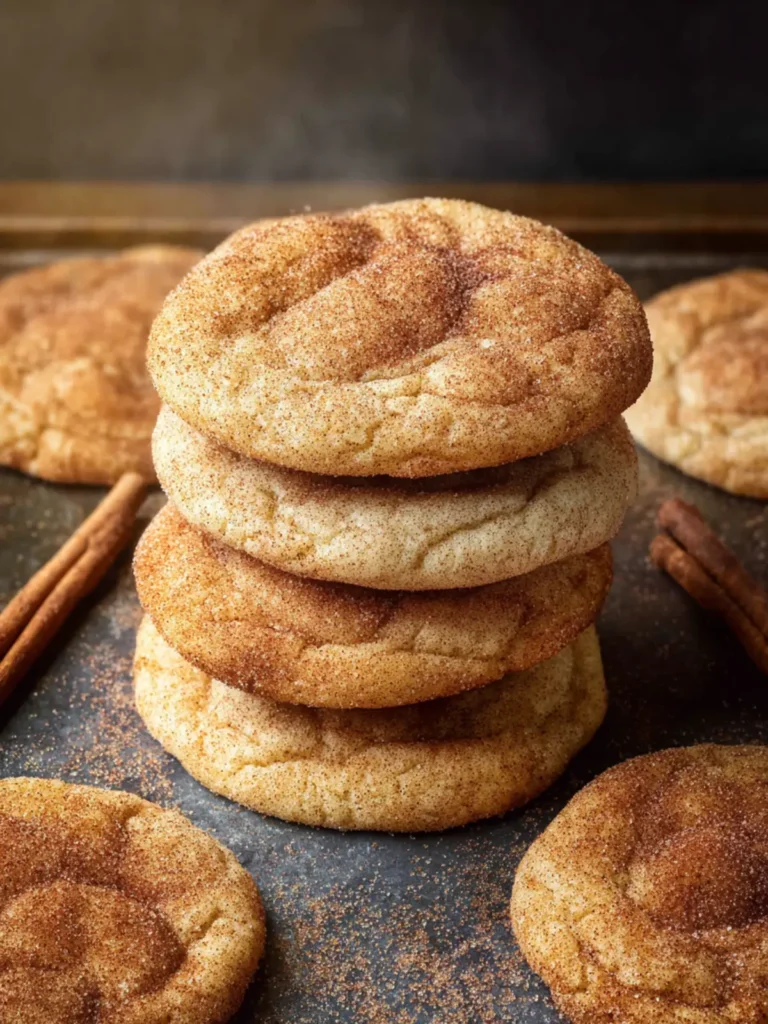 Chewy Snickerdoodle Cookies First Image