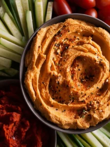 Easy Sun-Dried Tomato Hummus First Image