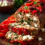 Greek Meatloaf with Feta Cheese (Gluten-free, Keto, DF Paleo variation) First Image