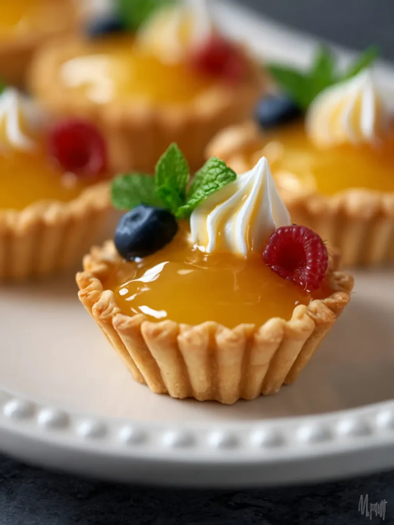 Lemon Curd Tartlets First Image