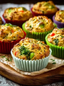 Low-Carb High-Fiber Savory Muffins First Image