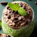 Mint Chocolate Chip Overnight Oats Recipe First Image