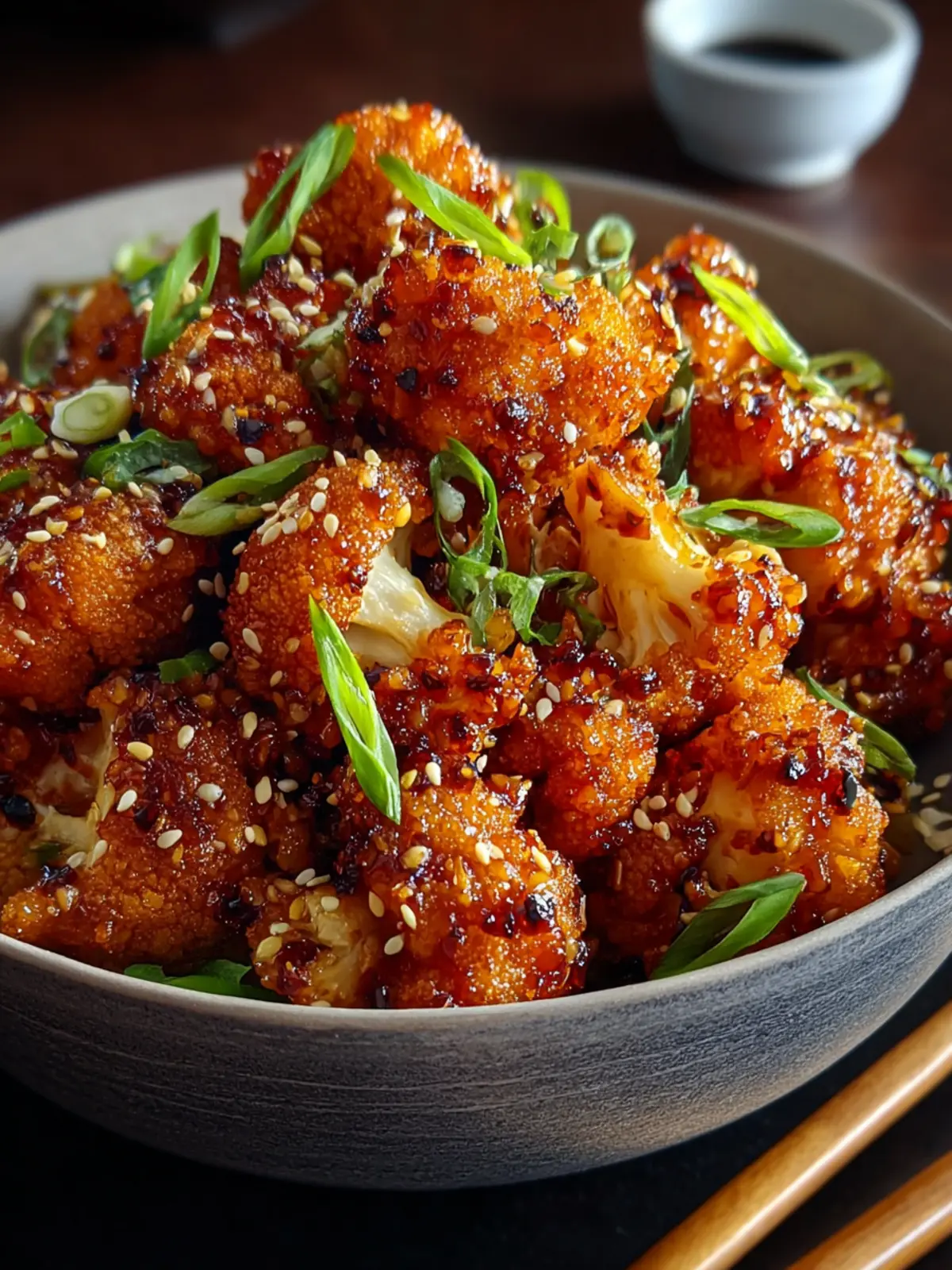 Sticky Sesame Cauliflower Gluten-Free Vegan First Image