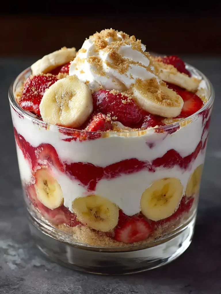 Strawberry Cheesecake Banana Pudding First Image