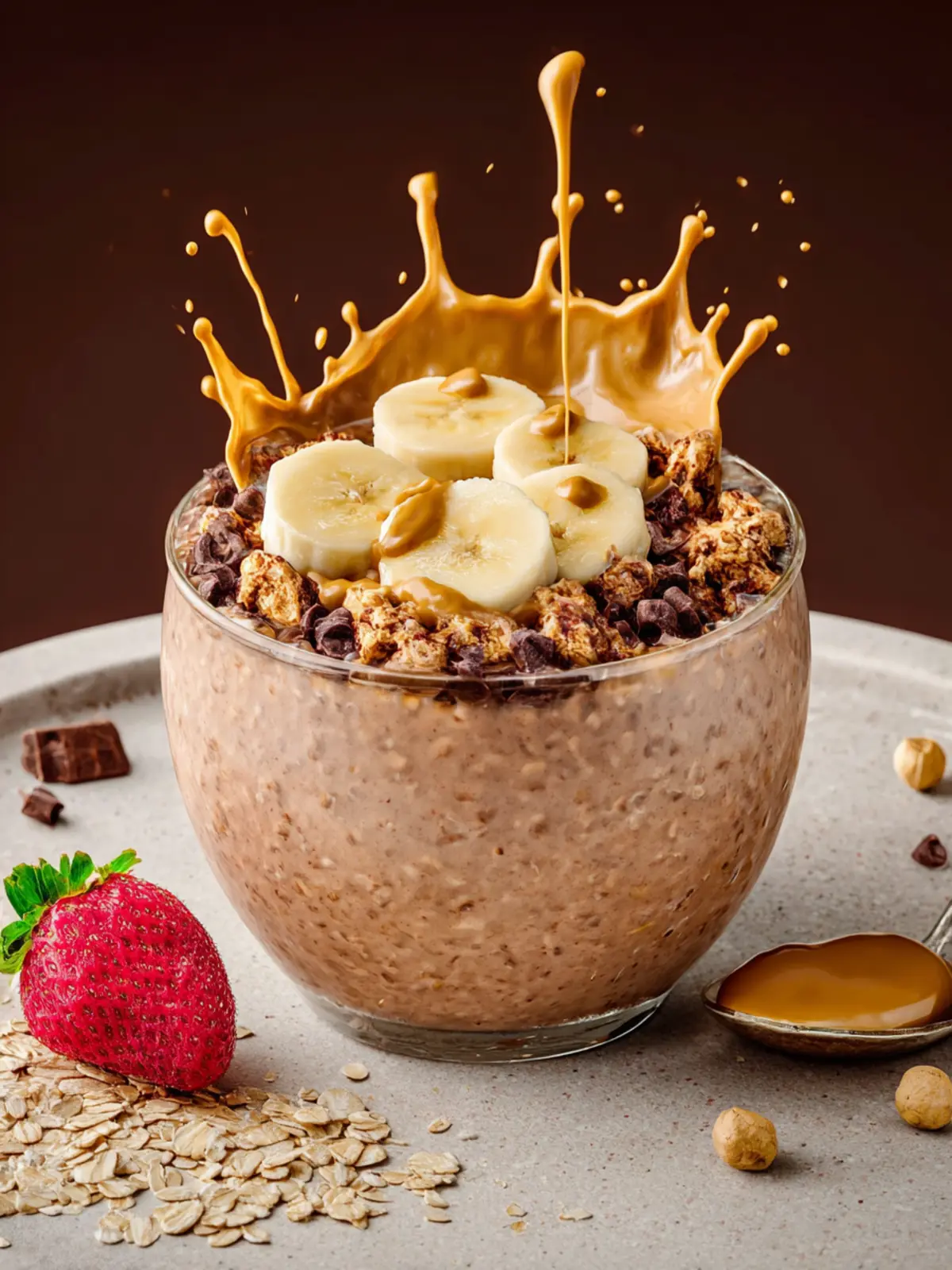 Chocolate Peanut Butter Oats First Image