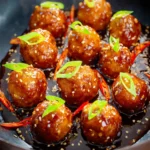 Saucy Asian Meatballs First Image